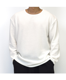 PACIENCIA（パシエンシア）の「リラックスフィット Uネックニット（ニット/セーター）」