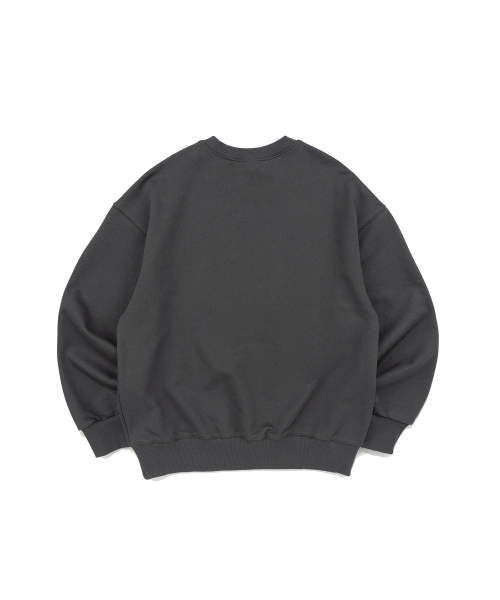 BECANVAS（ビキャンバス）の「BECANVAS OVERFIT MTM (CHARCOAL)（スウェット・メンズ・ダークグレー・SMALL/MEDIUM/LARGE/X-LARGE）」の2枚目の写真