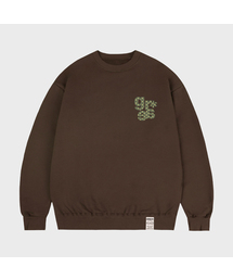 [ユニセックス]スモール GRAE-S DOT スウェット_ブラウン
