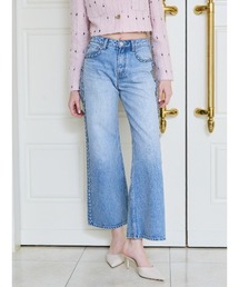 EIMY ISTOIRE | デコラティブワイドレッグデニム(デニムパンツ)