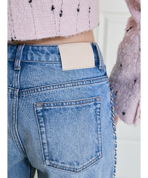 EIMY ISTOIRE（エイミーイストワール）の「デコラティブワイドレッグデニム（デニムパンツ・レディース・ライトブルー・24/23）」の12枚目の写真