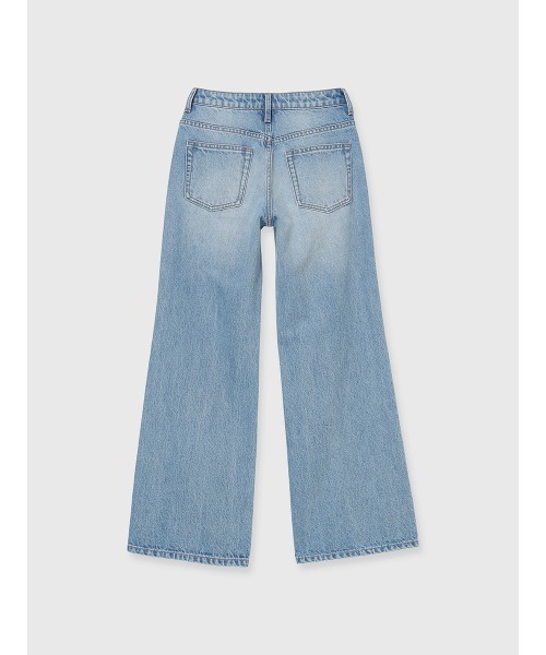 EIMY ISTOIRE（エイミーイストワール）の「デコラティブワイドレッグデニム（デニムパンツ・レディース・ライトブルー・24/23）」の16枚目の写真
