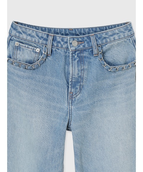 EIMY ISTOIRE（エイミーイストワール）の「デコラティブワイドレッグデニム（デニムパンツ・レディース・ライトブルー・24/23）」の17枚目の写真