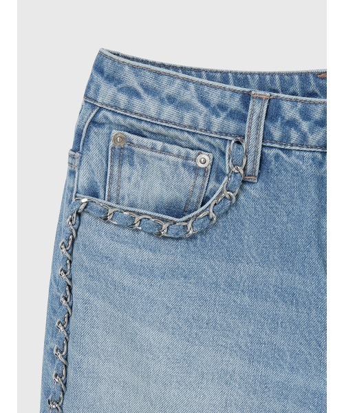 EIMY ISTOIRE（エイミーイストワール）の「デコラティブワイドレッグデニム（デニムパンツ・レディース・ライトブルー・24/23）」の18枚目の写真