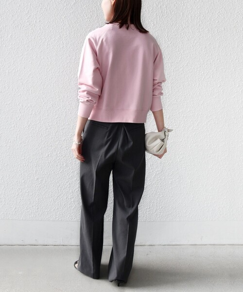 SHIPS（シップス）の「【SHIPS別注】TENNESSEE:〈洗濯機可能〉ロゴ スウェット（スウェット・レディース・ピンク/チャコールグレー・ONE SIZE）」の21枚目の写真