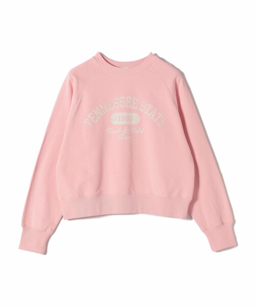 SHIPS（シップス）の「【SHIPS別注】TENNESSEE:〈洗濯機可能〉ロゴ スウェット（スウェット・レディース・ピンク/チャコールグレー・ONE SIZE）」の9枚目の写真