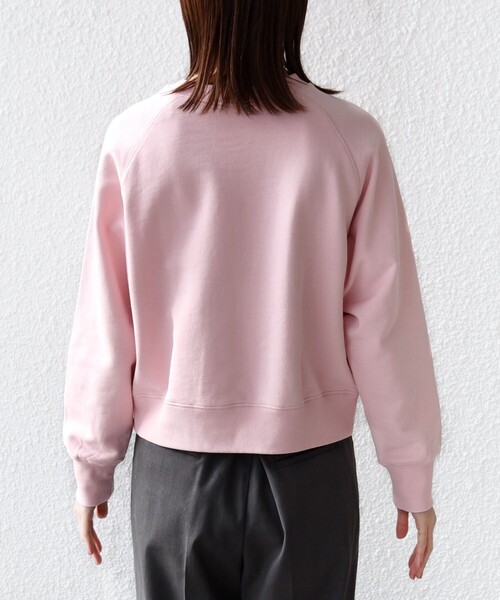 SHIPS（シップス）の「【SHIPS別注】TENNESSEE:〈洗濯機可能〉ロゴ スウェット（スウェット・レディース・ピンク/チャコールグレー・ONE SIZE）」の3枚目の写真