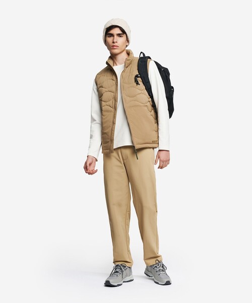 AIGLE（エーグル）の「撥水 キルティング ジップアップダウンベスト