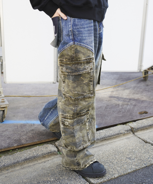 VALABASAS(ヴァラバサス)の「VALABASAS/ヴァラバサス Revel Baggy(デニムパンツ・メンズ・ブルー・LARGE/MEDIUM)」の3枚目の写真