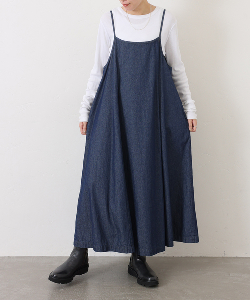 JOURNAL STANDARD LUXE(ジャーナルスタンダード ラックス)の「IDGキャミワンピース(ワンピース・レディース・ネイビー・FREE)」の5枚目の写真