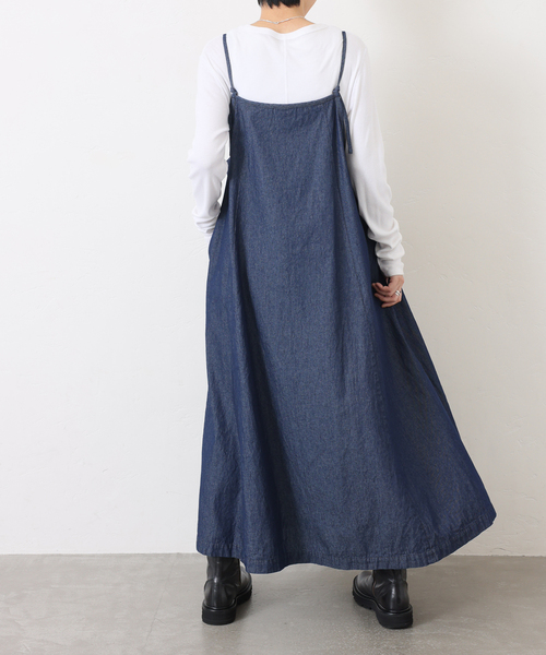 JOURNAL STANDARD LUXE(ジャーナルスタンダード ラックス)の「IDGキャミワンピース(ワンピース・レディース・ネイビー・FREE)」の8枚目の写真