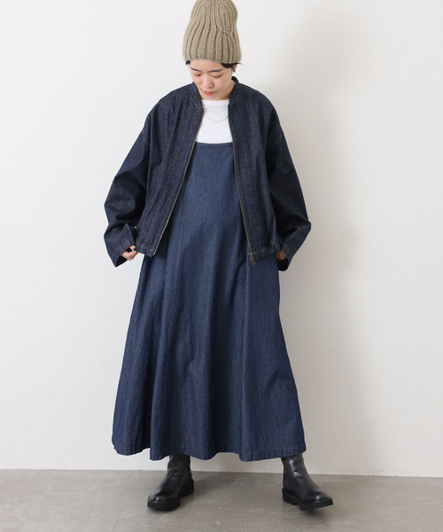 JOURNAL STANDARD LUXE(ジャーナルスタンダード ラックス)の「IDGキャミワンピース(ワンピース・レディース・ネイビー・FREE)」の9枚目の写真