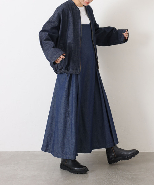 JOURNAL STANDARD LUXE(ジャーナルスタンダード ラックス)の「IDGキャミワンピース(ワンピース・レディース・ネイビー・FREE)」の10枚目の写真