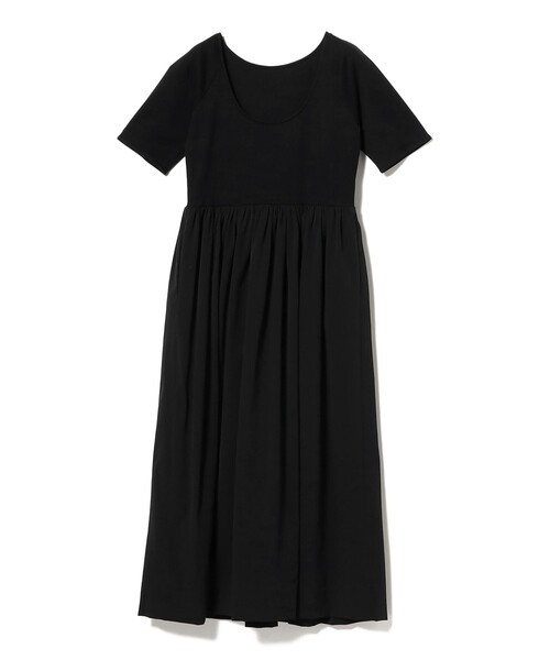 EFFE BEAMS(エッフェビームス)の「ROOM NO.8 BLACK / コンビ ギャザー ドレス(ワンピース・レディース・オフホワイト/ブラック・ONE SIZE)」の10枚目の写真