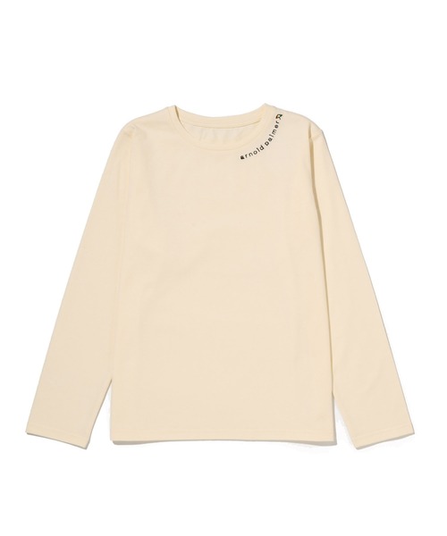 Arnold Palmer(アーノルドパーマー)の「ワンポイントロゴ ベーシック ロングスリーブTシャツ(Tシャツ/カットソー・レディース・クリーム/ネイビー/ピンク・S/M/L)」の22枚目の写真