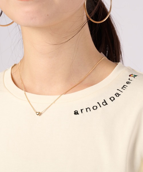 Arnold Palmer(アーノルドパーマー)の「ワンポイントロゴ ベーシック ロングスリーブTシャツ(Tシャツ/カットソー・レディース・クリーム/ネイビー/ピンク・S/M/L)」の19枚目の写真