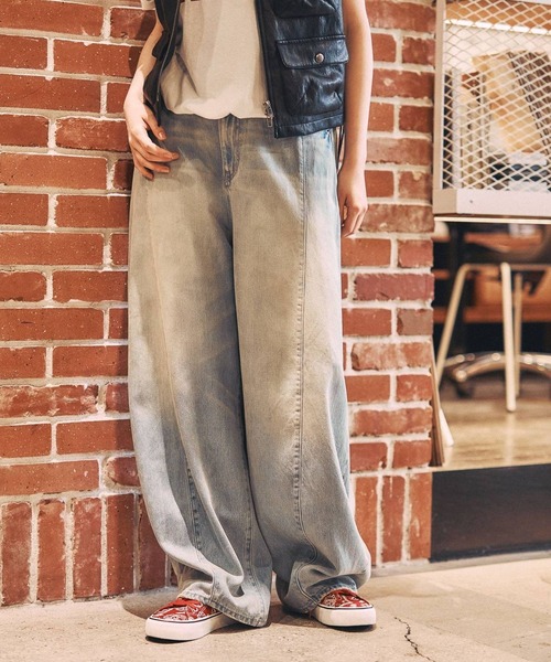 3Dドロップデニムパンツ [NKJ 2026AW]（デニムパンツ）｜niko and