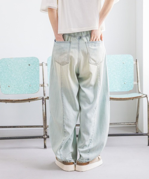 3Dドロップデニムパンツ [NKJ 2026SS]（デニムパンツ）｜niko and