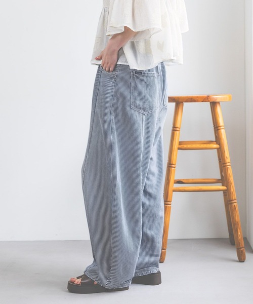 3Dドロップデニムパンツ [NKJ 2026SS]（デニムパンツ）｜niko and