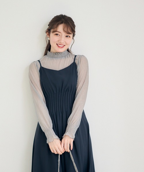 12Twelve Agenda(トゥエルブ アジェンダ)の「シアーハイネックカットソープルオーバー(Tシャツ/カットソー・レディース・ブラック/アイボリー/ライトグレー/ブラック系その他・M)」の8枚目の写真