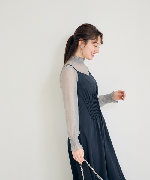 12Twelve Agenda(トゥエルブ アジェンダ)の「シアーハイネックカットソープルオーバー(Tシャツ/カットソー・レディース・ブラック/アイボリー/ライトグレー/ブラック系その他・M)」の10枚目の写真