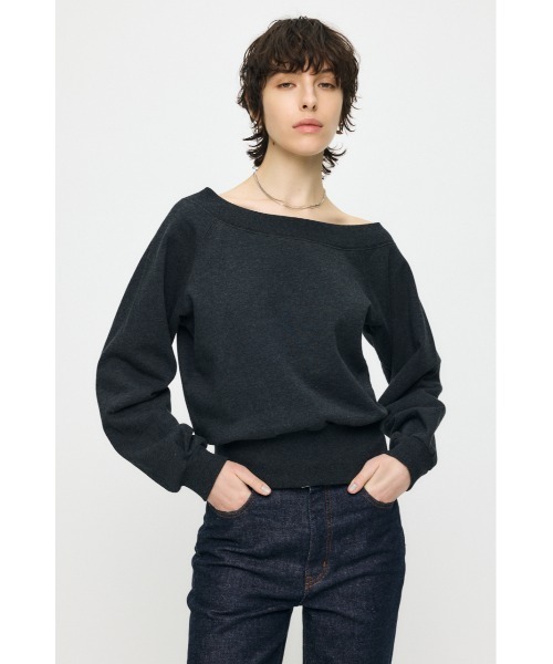 セール】SIDE SLIT OFF SHOULDER スウェット（スウェット）｜MOUSSY