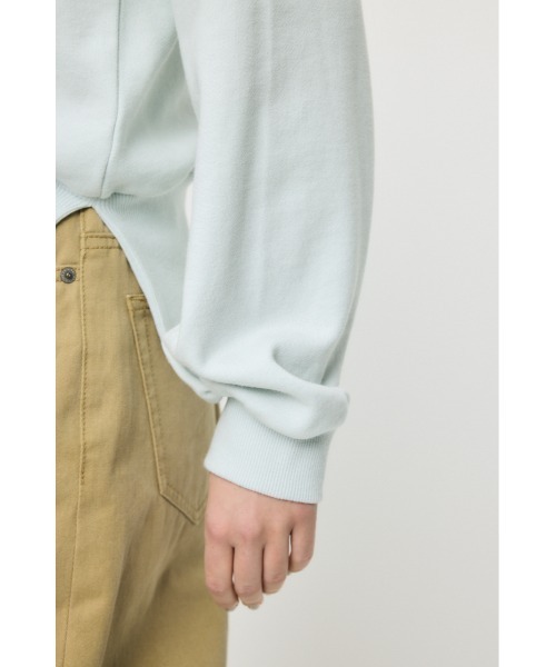 MOUSSY(マウジー)の「SIDE SLIT OFF SHOULDER スウェット(スウェット・レディース・ホワイト/ライトブルー/杢グレー/チャコールグレー・FREE)」の21枚目の写真