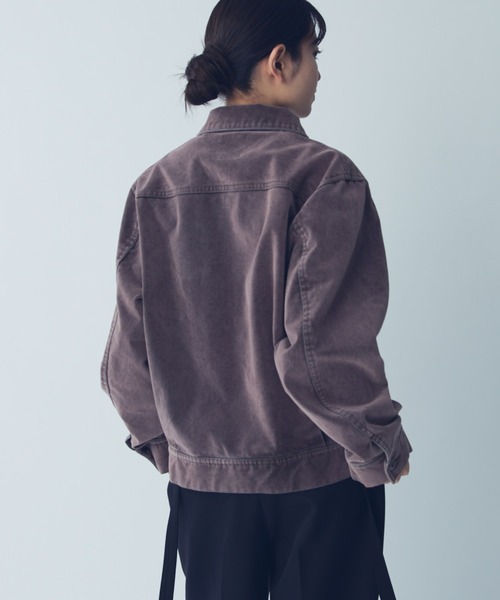 Lui's（ルイス）の「フロッキートラッカーデニムジャケット（デニムジャケット・メンズ・ブラウン/ブラック・S/M）」の14枚目の写真