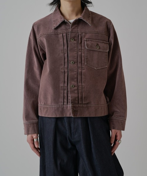 Lui's(ルイス)の「フロッキートラッカーデニムジャケット(デニムジャケット・メンズ・ブラウン/ブラック・S/M)」の13枚目の写真