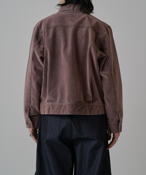 Lui's(ルイス)の「フロッキートラッカーデニムジャケット(デニムジャケット・メンズ・ブラウン/ブラック・S/M)」の15枚目の写真