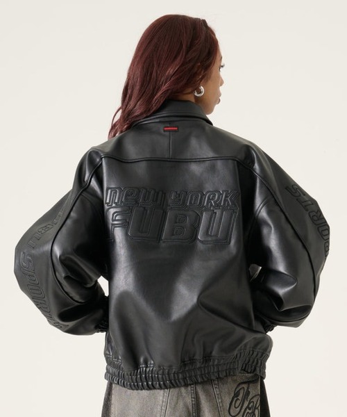 FUBU( フブ)の「FUBU-Faux Leather Jacket(その他アウター・メンズ・ブラック/ブルー・L/M)」の5枚目の写真