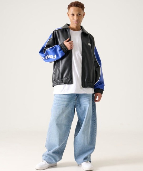 FUBU( フブ)の「FUBU-Faux Leather Jacket(その他アウター・メンズ・ブラック/ブルー・L/M)」の10枚目の写真