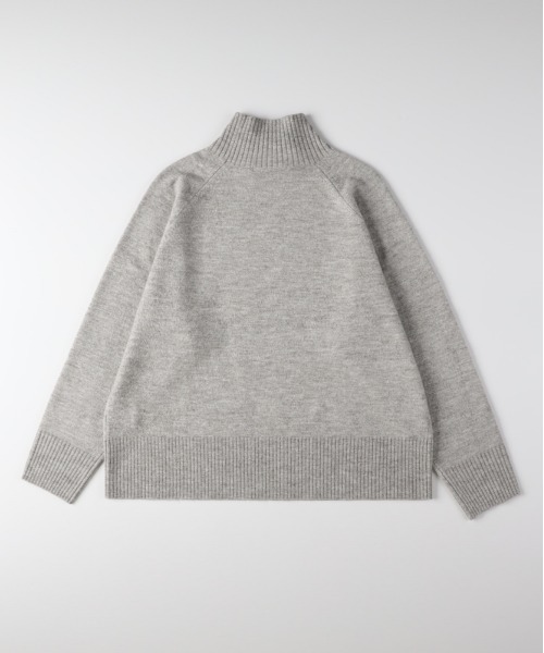 Right-on（ライトオン）の「【HONEYSUCKLE ROSE】ハイネックセーター (ボリューミーシルエット / 保温性 / レイヤードコーデ)（ニット/セーター・レディース・ブラウン/ダークグレー/グレー・M/L/S）」の15枚目の写真