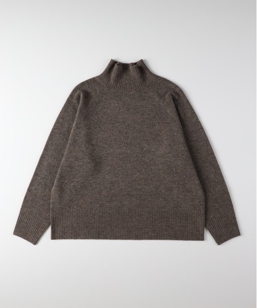 Right-on（ライトオン）の「【HONEYSUCKLE ROSE】ハイネックセーター (ボリューミーシルエット / 保温性 / レイヤードコーデ)（ニット/セーター・レディース・ブラウン/ダークグレー/グレー・M/L/S）」の22枚目の写真