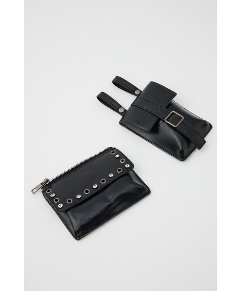 SLY（スライ）の「【2026SS新作】2WAY WAIST BELT POUCH ツーウェイ ウエストベルトポーチ（ボディバッグ/ウエストポーチ・レディース・ブラック・FREE）」の5枚目の写真