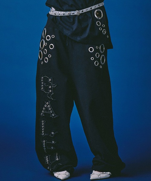 GALFY/ガルフィー】穴あきPUNCHスウェット（スウェットパンツ）｜GALFY