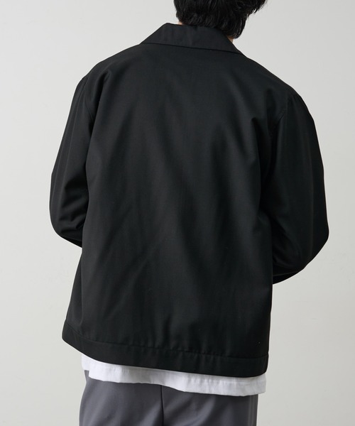 COLONY 2139(コロニートゥーワンスリーナイン)の「コンフォートツイルZIPシャツ(シャツ/ブラウス・メンズ・ブラウン/グレー/ブラック・LARGE/MEDIUM)」の6枚目の写真