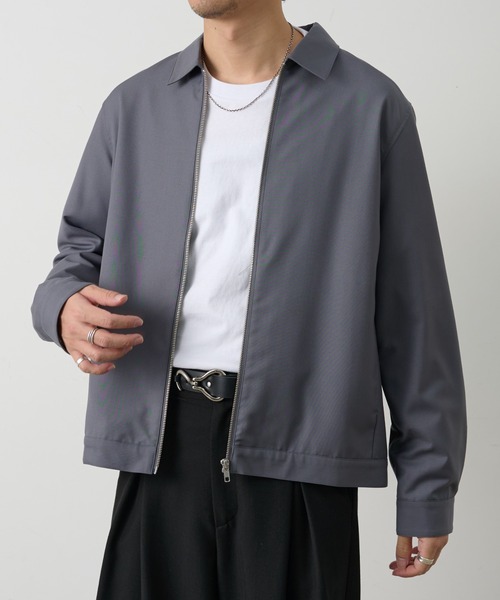 COLONY 2139(コロニートゥーワンスリーナイン)の「コンフォートツイルZIPシャツ(シャツ/ブラウス・メンズ・ブラウン/グレー/ブラック・LARGE/MEDIUM)」の13枚目の写真