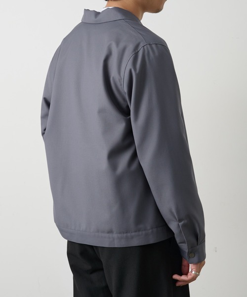 COLONY 2139(コロニートゥーワンスリーナイン)の「コンフォートツイルZIPシャツ(シャツ/ブラウス・メンズ・ブラウン/グレー/ブラック・LARGE/MEDIUM)」の14枚目の写真