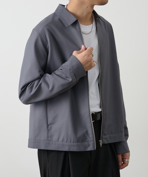 COLONY 2139(コロニートゥーワンスリーナイン)の「コンフォートツイルZIPシャツ(シャツ/ブラウス・メンズ・ブラウン/グレー/ブラック・LARGE/MEDIUM)」の15枚目の写真