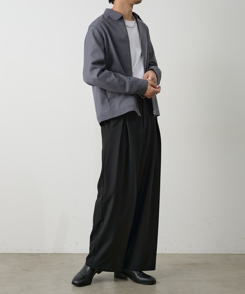 COLONY 2139(コロニートゥーワンスリーナイン)の「コンフォートツイルZIPシャツ(シャツ/ブラウス・メンズ・ブラウン/グレー/ブラック・LARGE/MEDIUM)」の19枚目の写真