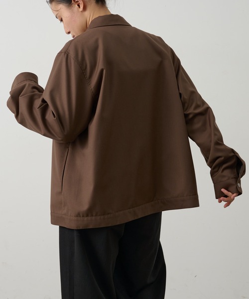 COLONY 2139(コロニートゥーワンスリーナイン)の「コンフォートツイルZIPシャツ(シャツ/ブラウス・メンズ・ブラウン/グレー/ブラック・LARGE/MEDIUM)」の22枚目の写真