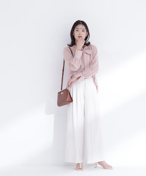 NATURAL BEAUTY BASIC(ナチュラルビューティーベーシック)の「【Oggi掲載】【sweet掲載】スピンロックスクエアショルダー(ショルダーバッグ・レディース・ブルー/ブラック/ブラウン・フリ-)」の10枚目の写真