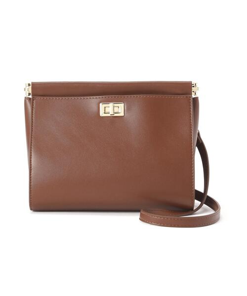 NATURAL BEAUTY BASIC(ナチュラルビューティーベーシック)の「【Oggi掲載】【sweet掲載】スピンロックスクエアショルダー(ショルダーバッグ・レディース・ブルー/ブラック/ブラウン・フリ-)」の11枚目の写真