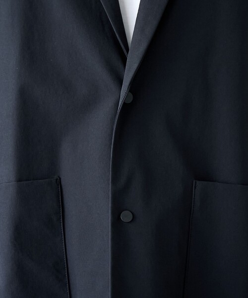 coen（コーエン）の「ストレッチテックナイロンテーラードジャケット【ストレッチ、はっ水、耐摩耗性、UVカット】（テーラードジャケット・メンズ・ブラック/ダークグレー・S/M/L/XL）」の11枚目の写真