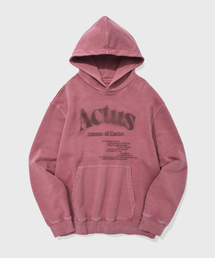 ピグメント ACTUS フードパーカー_ペールピンク