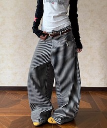 Ressaca | ストライプ柄ワイドパンツ(その他パンツ)