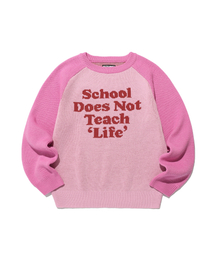 ISTKUNST（イストクンスト）の「DOES NOT TEACH KNIT_PINK(IK2EFMK604A)（ニット/セーター）」