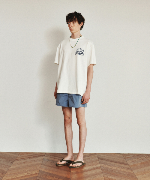 HEUTE(ホイテ)の「BEACH T-SHIRT (WHITE)(Tシャツ/カットソー・メンズ・ホワイト・M/L)」の3枚目の写真