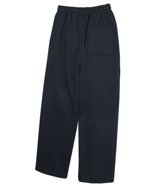 GAINSBORO(ゲインズボロ)の「ワンタックワイドスウェットパンツ_ネイビー(スウェットパンツ・レディース・ネイビー・S/M/L/XL)」の3枚目の写真